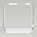 Настольная лампа светодиодная беспроводная светодиодная с сенсором и беспроводным ЗУ Eurosvet Frame 80502/1 хром