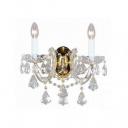 Бра Crystal Lux DIVA AP2 подсвечник с подвесками