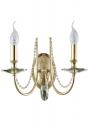 CRYSTAL LUX Бра Crystal Lux VICTORIA AP2 GOLD/AMBER