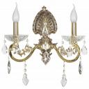 Бра Dio D’Arte Trento Trento E 2.1.2 G Цвет плафонов прозрачный Цвет арматуры золото