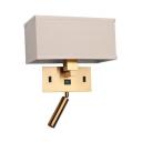 Бра с подсветкой светодиодное с выключателем и подсветкой для чтения Favourite Lectio 2225-2W