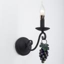 Бра Vitaluce V1039 V1039/1A Цвет арматуры чёрный Цвет плафонов серый