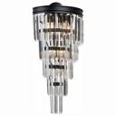 Накладной светильник Vitaluce V18 V1808-1/6A Цвет арматуры чёрный Цвет плафонов прозрачный