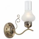 Бра Vitaluce V5190 V5190/1A Цвет арматуры бронза Цвет плафонов белый