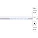 Трековый светильник светодиодный магнитный 48V Arte Lamp Linea A4634PL-1WH