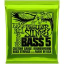 P02836 Regular Slinky Bass Комплект струн для 5-струнной бас-гитары, 45-130, никель, Ernie Ball