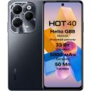 Смартфон Infinix HOT 40 8/256 ГБ Global для РФ, Dual nano SIM, Starlit Black