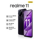 Смартфон realme 11 4G 8/128 ГБ RU, Dual nano SIM, черный