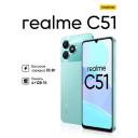 Смартфон realme C51 4/128 ГБ RU, Dual nano SIM, мятный