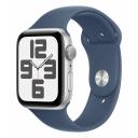 Умные часы Apple Watch Series SE (2024) 44мм Silver Aluminum Case with Denim Sport Band M/L Global (MXER3)