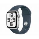 Умные часы Apple Watch Series SE Gen 2 2024 44 мм Aluminium Case GPS, Silver/Storm Blue Sport Band