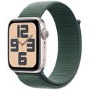 Умные часы Apple Watch Series SE Gen 2 2024 44 мм Aluminium Case GPS, starlight/lake green sport loop
