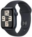 Умные часы Apple Watch Series SE 2023 40 мм из алюминия цвета «тёмная ночь», спортивный ремешок «тёмная ночь» (S/M 130–180mm)