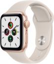 Apple Watch SE 40mm Gold Aluminum Case with Starlight Sport Band (GPS) Для других стран