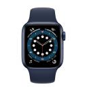 Apple Watch Series 6 44mm (GPS) Blue Aluminum Case with Deep Navy Sport Band (M00J3) б/у