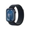 Умные часы Apple Watch Series 9 45 мм Aluminium Case GPS, midnight/midnight sport loop