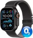 Apple Watch Ultra 2 New 49mm (2024) Black Titanium, Black Milanese Loop (M) с датчиком кислорода