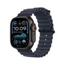 Apple Watch Ultra 2 (2024) 49mm Black Titanium Case with Navy Ocean Band (One Size)