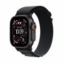 Apple Watch Ultra 3 49mm Black Titanium Case with Black Alpine Loop (L)