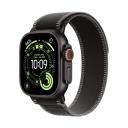 Apple Watch Ultra 3 49mm Black Titanium Case with Black/Charcoal Trail Loop (M/L)