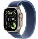 Часы Apple Watch Ultra 3 (2025) 49mm Natural Titanium, Blue/Bright Blue Trail Loop, M/L