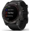 Смарт-часы GARMIN Fenix 7X PRO Solar Edition серый с черным ремешком (010-02778-01)
