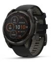 Умные часы Garmin Fenix 8 47 мм Solar Sapphire Carbon Gray DLC Titanium with Black/Pebble Gray Silicone
