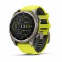 Смарт-часы Garmin FENIX 8 47mm Solar Sapphire Carbon Gray DLC Titanium with Amp Yellow/Graphite Silicone Band