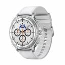 Умные часы Samsung Galaxy Watch8 Classic, 46 мм, Bluetooth/Wi-Fi/LTE, White/Hybrid Band White S/M/L