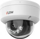 Уличная купольная IP-камера iFlow F-IC-1442CM (2.8mm) POE 4MP подсветка до 30м и микрофон (DS-I452M)