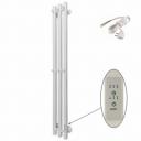 Полотенцесушитель электрический INARO профильный 1200х120 правый, скр. монтаж, СНШ, белый матовый(RAL 9016), (Ferrum), Маргроид