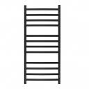 Полотенцесушитель электрический Point Антея PN17852B П12 500x1200, диммер справа, черный