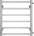 Водяной полотенцесушитель Terminus Вега П6 500x600 Хром боковое подключение