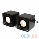 Колонки Dialog Colibri AC-04UP BLACK-RED - 2.0, 6W RMS, черно-красные, питание от USB