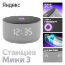 Умная колонка Яндекс Станция Мини 3 с Алисой на YaGPT, серая (YNDX-00027GRY)