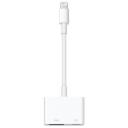 Переходник/адаптер Apple Lightning - HDMI/Lightning, длина 0.1 м, 1 шт., белый
