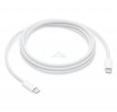 Кабель Плетёный Apple 240W USB-C to USB-C 2м (MU2G3), Белый