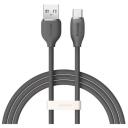 Кабель передачи данных / быстрой зарядки / Baseus с жидким силикагелем / Data Cable USB to Type-C 100W 2m Black CAGD010101