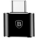 Переходник/адаптер Baseus USB-А - USB Type-C (CATOTG-01), длина 0.01 м, 1 шт., черный