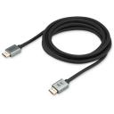 Кабель аудио-видео Buro V1.4, DisplayPort (m) - DisplayPort (m), ver 1.4, 3м, GOLD, черный [bhp-dpp-1.4-3g]