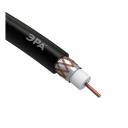 R-64-PE100 ЭРА Кабель коаксиальный RG-6U, 75 Ом, Cu/(оплётка Cu 64%), PE, цвет чёрный, бухта 100 м, цена за 1 шт