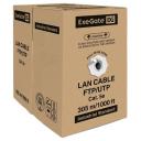 Кабель ExeGate FUTP4-C5e-CCA-S24-IN-PVC-GY-305, площадь сечения 0.2 кв. мм, длина 305 м, 1 шт., серый