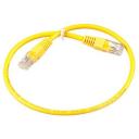 Патч-корд ExeGate UTP-RJ45-RJ45-C5e-PVC-CCA-0.5M, длина 0.5 м, 1 шт., желтый