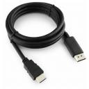 Кабель Cablexpert DisplayPort - HDMI (CC-DP-HDMI), длина 1.8 м, 1 шт., черный