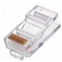 Вилка RJ-45 (8P8C) универсальная кат. 5e, 6 микрон (10 шт.)