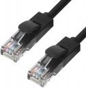 Greenconnect RJ45(m) - RJ45(m) Cat. 5e U/UTP PVC 20м чёрный [GCR-LNC06-20.0m]