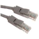 GCR Патч-корд прямой 1.8m LSZH UTP кат.5e, серый, 24 AWG, литой, ethernet high speed 1 Гбит/с, RJ45, T568B