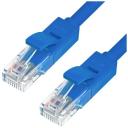 Кабель для интернета LAN UTP cat.5e 1 Гбит/с RJ45 LAN CCA контакты 24K GOLD (GCR-LNC500) синий 20.0м