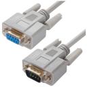 Удлинитель GCR RS-232 DB9 (m) - RS-232 DB9 (f) (GCR-DB9CMF), длина 20 м, серый
