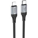 Кабель Hoco X102 Fresh iP, Lightning (m) - USB Type-C (m), 1м, 2.4A, черный